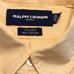 Ralph Lauren golf tilden 100%cotton  shirt